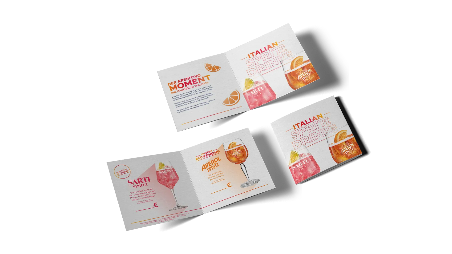 Beverage bottle mockup showing 4-sided label design (Version 1)